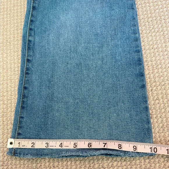 7 for all mankind distressed slim flare jeans 12 - Picture 7 of 10